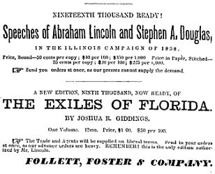 Advertisement for The Exiles of Florida