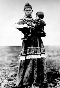 Seminole Woman and child, circa 1910