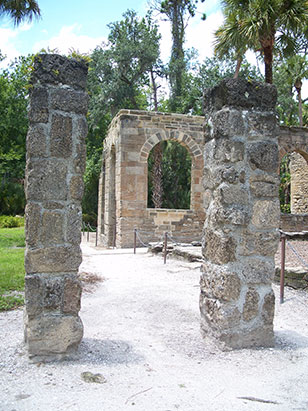 Ruins of Depeyster Plantation at New Smyrna