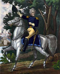 General Jackson with the Tennessee forces, 1814