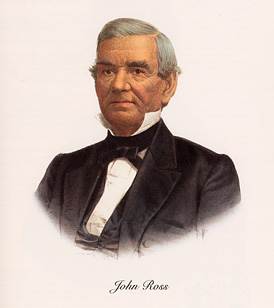 John Ross, Cherokee chief and slaveholder