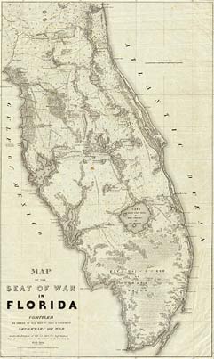 Map of the Seat of War in Florida