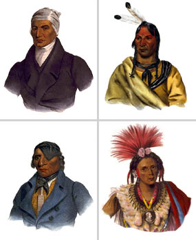 Northern Chiefs, from the McKenney & Hall gallery
