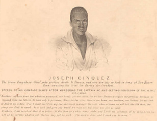 Joseph Cinquez, Congolese leader of the Amistad rebellion