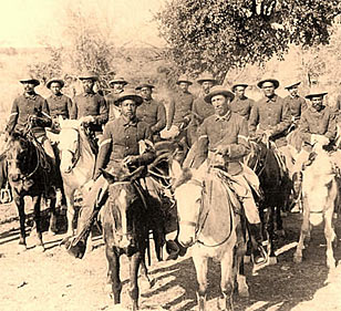 Detail of detachment of Seminole Negro Indian Scouts