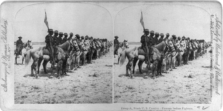 Troop A, 9th cavalry, 1898