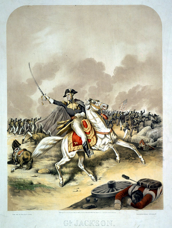 Andrew Jackson at the Battle of New Orleans