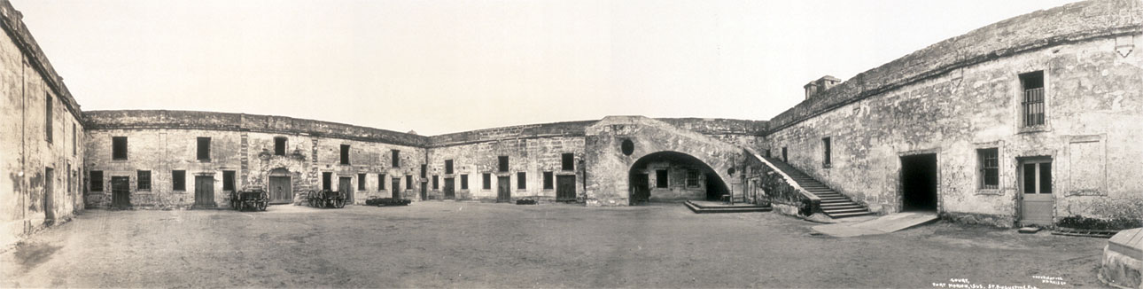 Inner courtyard of Fort Marion, full enlargement