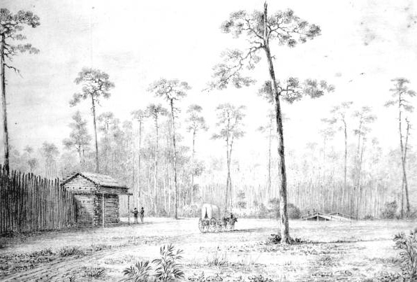 Sketch of Fort Harlee, 1837