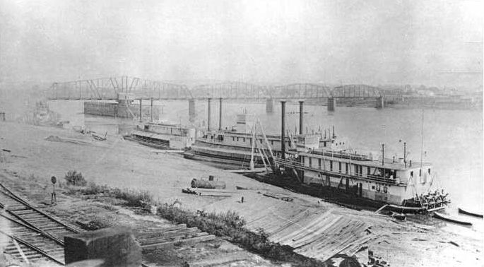 Port of Little Rock, Arkansas, 1850