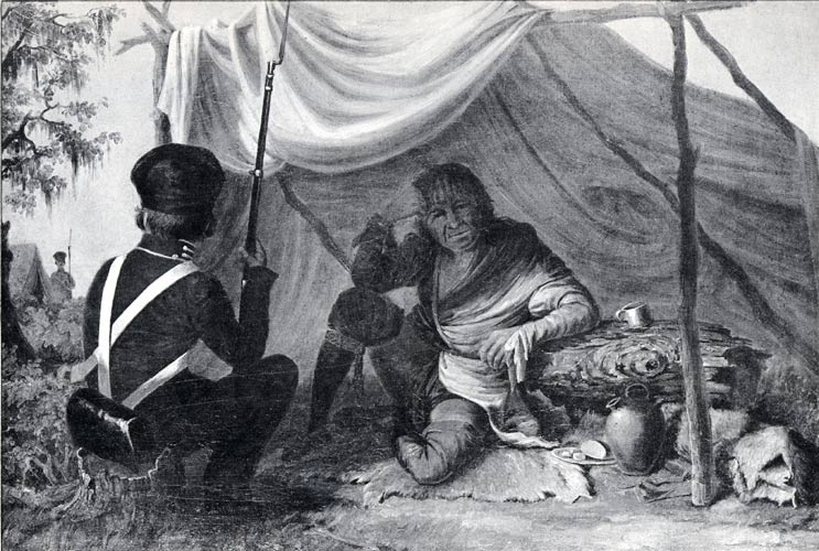 Osceola's capture, attributed to Eastman