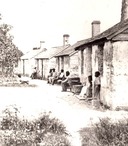 Slave quarters on St. George Island